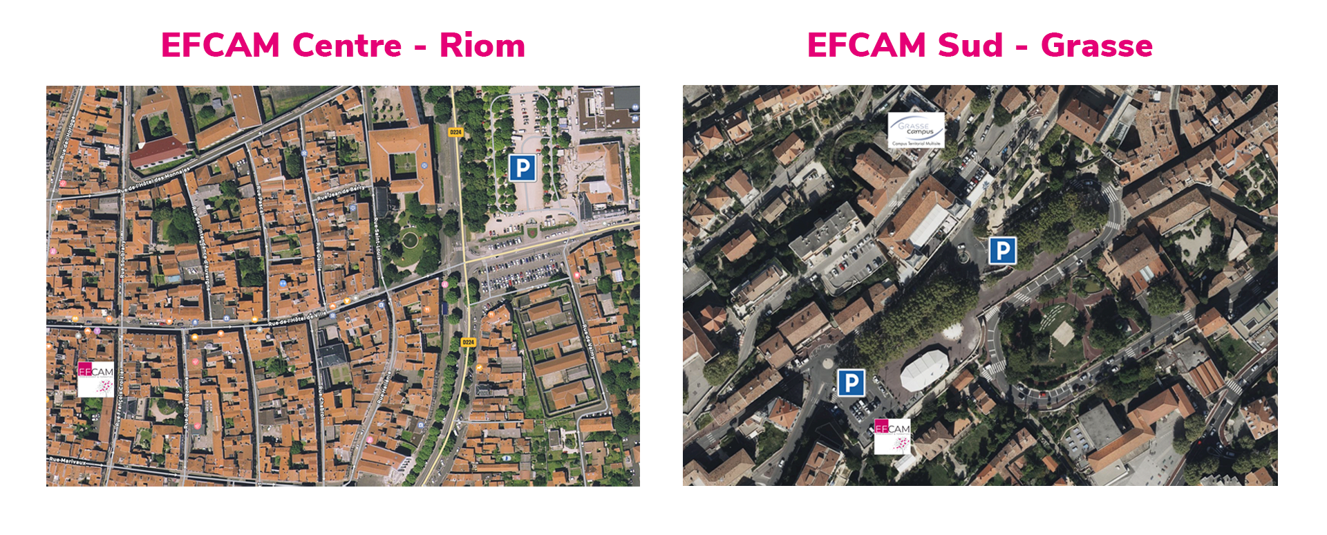 EFCAM Campus Riom et Grasse